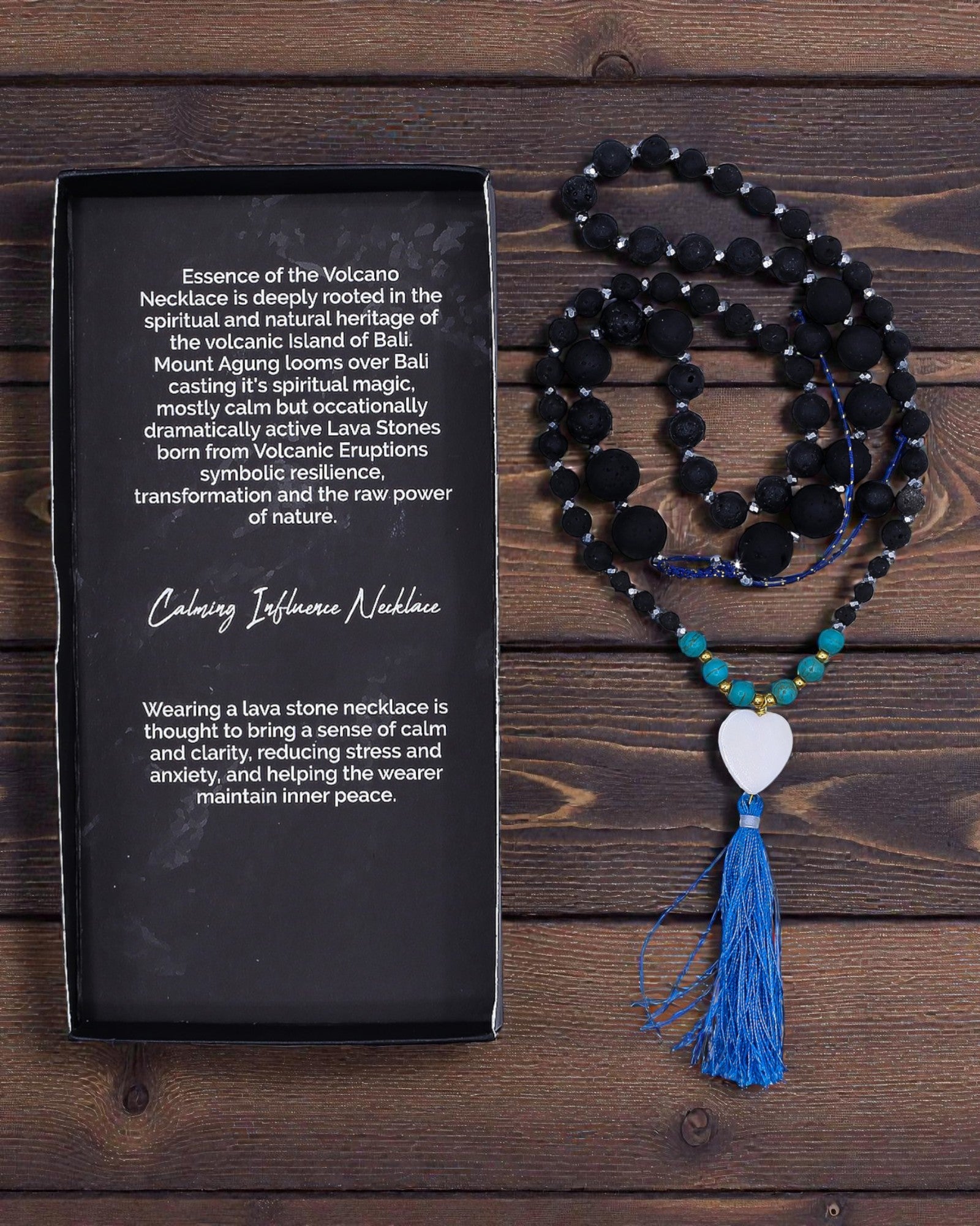 Halsbandet Vulkanens innersta – lugnande inverkan