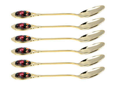 Kujawskie-skedar belagda med 24K guld, svarta