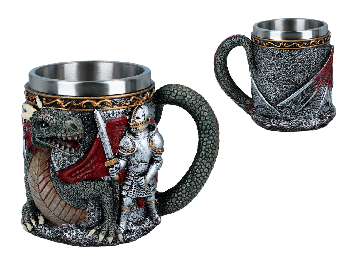 Dekorativ mugg Det forntida arvet 450ml med möjlighet till personlig gravyr, perfekt som present, elegant design och unik stil