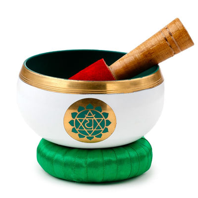 Sjungande skål - grön chakra, diameter 10 cm, höjd 5 cm