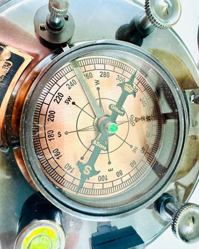 Antik Premium Navigationskompass med Graveringsmöjlighet – Handgjord