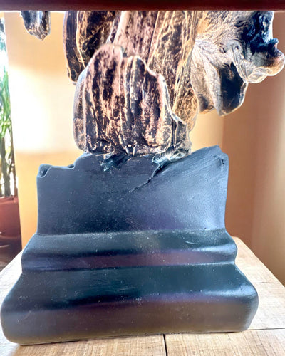 Dekorativ Statuett "Savannens Stolthet" – Elefanthuvudfigur med möjlighet till gravyr, som present