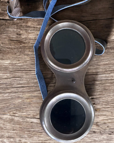 Kikare med läderfodral Victorian's Eye, 11 cm Mässing, Handdekorerad, personalisering med gravyr som present