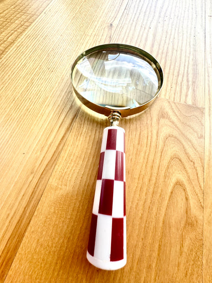 Stor Retro Förstoringsglas, möjlighet till personlig gravyr som present - valbara varianter