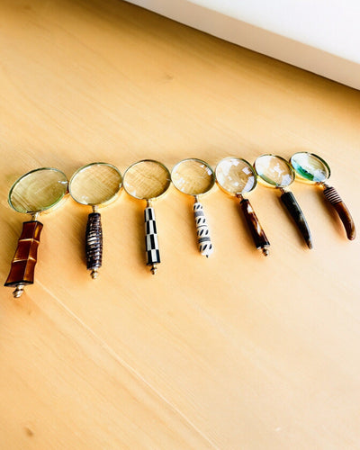 Stor Retro Förstoringsglas, möjlighet till personlig gravyr som present - valbara varianter