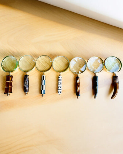 Stor Retro Förstoringsglas, möjlighet till personlig gravyr som present - valbara varianter