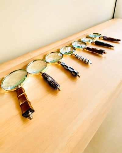 Stor Retro Förstoringsglas, möjlighet till personlig gravyr som present - valbara varianter