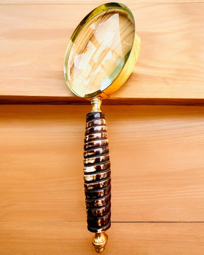Stor Retro Förstoringsglas, möjlighet till personlig gravyr som present - valbara varianter