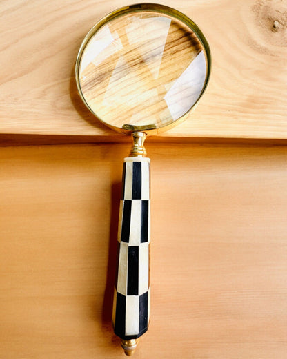 Stor Retro Förstoringsglas, möjlighet till personlig gravyr som present - valbara varianter