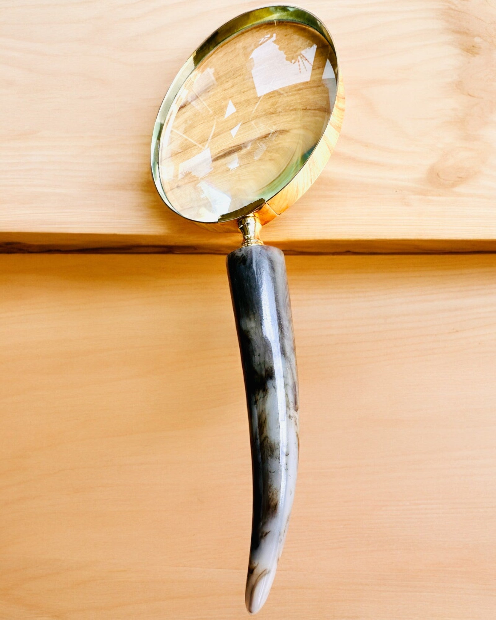 Stor Retro Förstoringsglas, möjlighet till personlig gravyr som present - valbara varianter