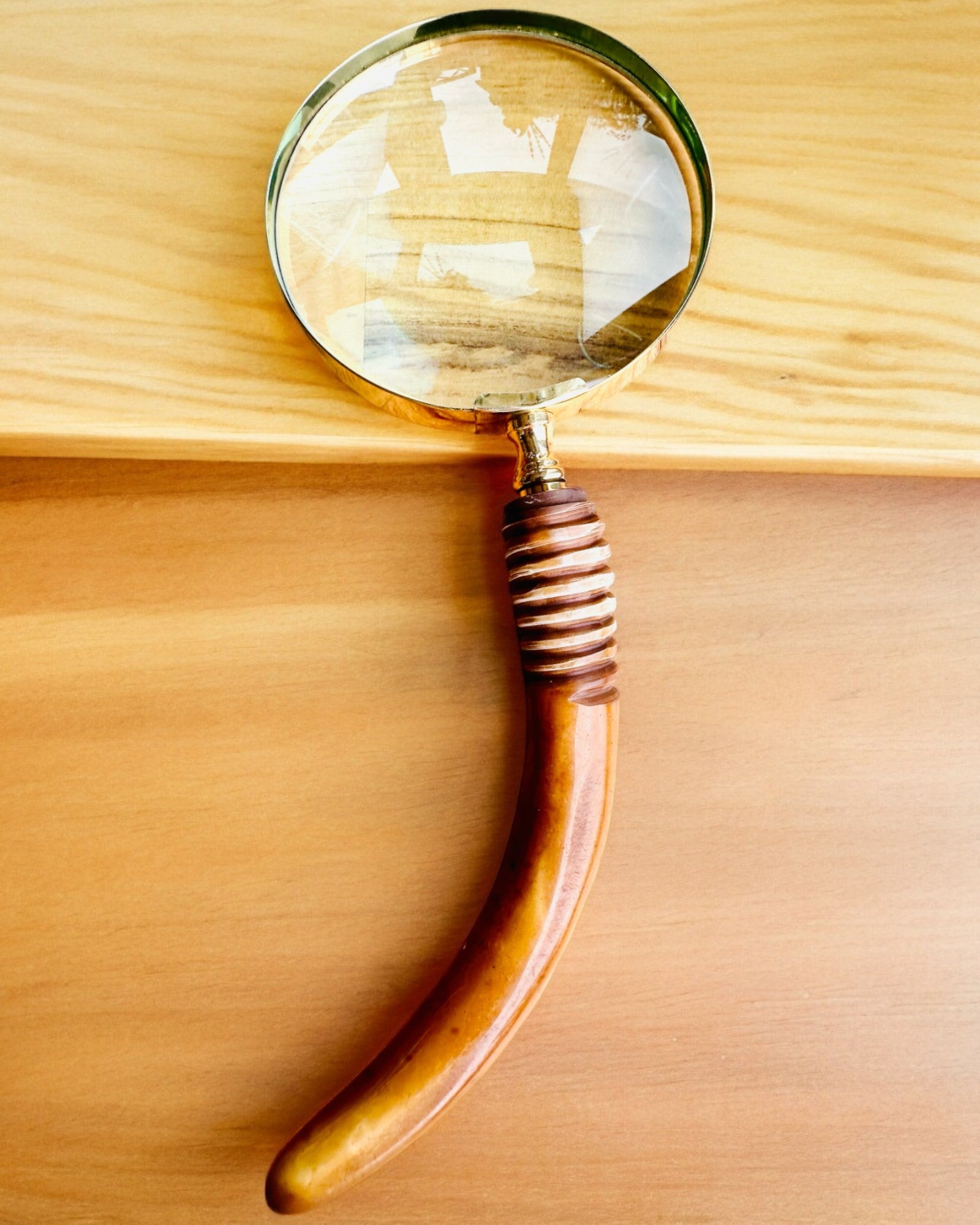Stor Retro Förstoringsglas, möjlighet till personlig gravyr som present - valbara varianter