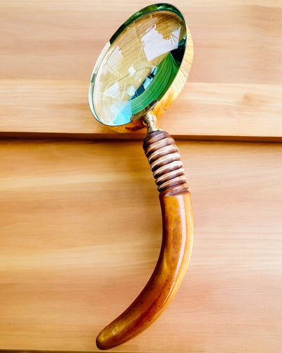 Stor Retro Förstoringsglas, möjlighet till personlig gravyr som present - valbara varianter