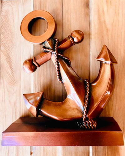 Dekorativ Ankare i Aluminium - Elegant Dekoration med Graveringsmöjlighet - 3 färgvarianter