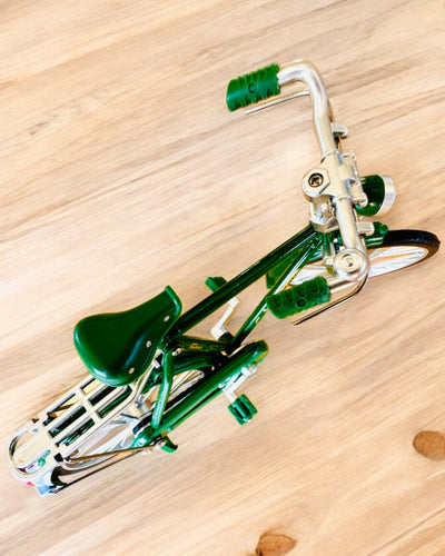 Cykelmodell "Retro Classic" - Miniatyr med Gravyr, perfekt som present