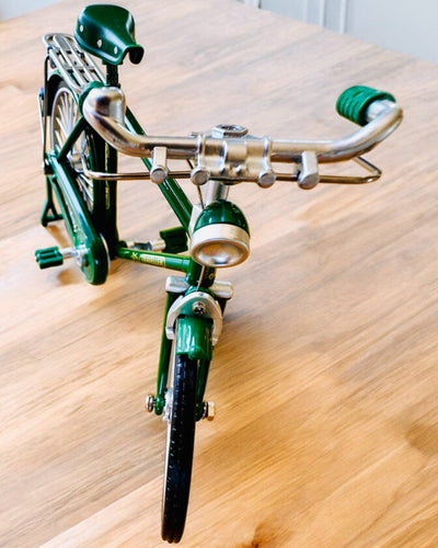 Cykelmodell "Retro Classic" - Miniatyr med Gravyr, perfekt som present