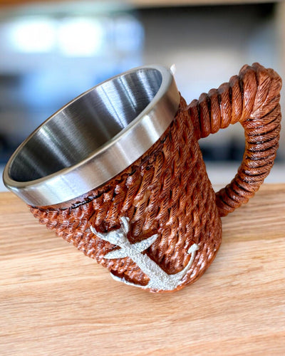 Krus "Morski Skarb" i rostfritt stål, möjlighet till personlig gravyr som present