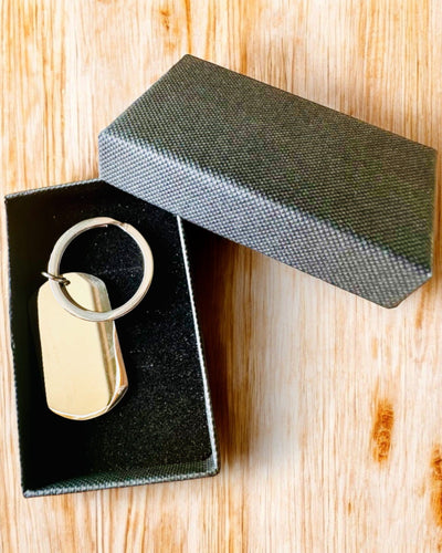 Militär ID-bricka "Dog Tag" i Rostfritt Stål – Personlig Gravyr