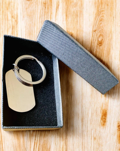 Militär ID-bricka "Dog Tag" i Rostfritt Stål – Personlig Gravyr