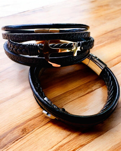 Herrarmband Elegansens Ankare med möjlighet till gravyr som present