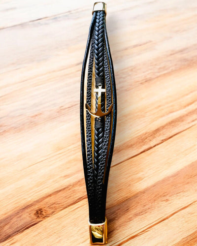 Herrarmband Elegansens Ankare med möjlighet till gravyr som present