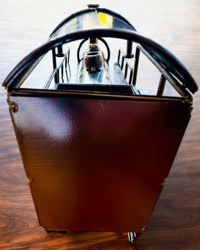 Lokomotyw av järn "Retro Express" – dekoration, modell, handgjord med möjlighet till gravyr som present