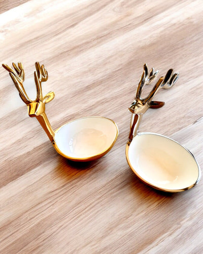 Elegant skål Hornad Skönhet – Hantverk från Indien, personalisering med gravyr