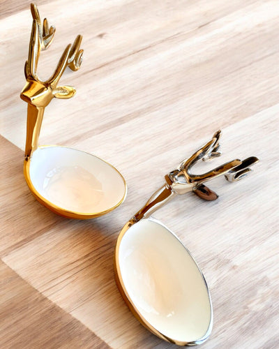 Elegant skål Hornad Skönhet – Hantverk från Indien, personalisering med gravyr