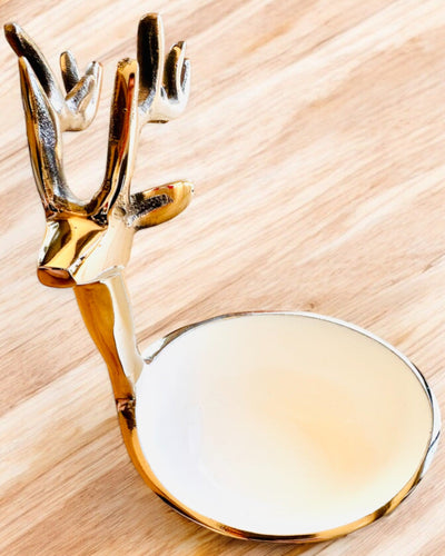 Elegant skål Hornad Skönhet – Hantverk från Indien, personalisering med gravyr