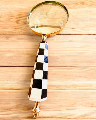 Stor Retro Förstoringsglas, möjlighet till personlig gravyr som present - valbara varianter