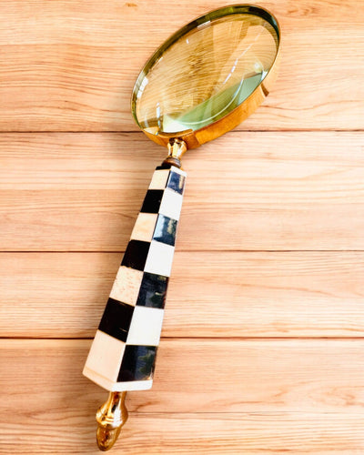 Stor Retro Förstoringsglas, möjlighet till personlig gravyr som present - valbara varianter