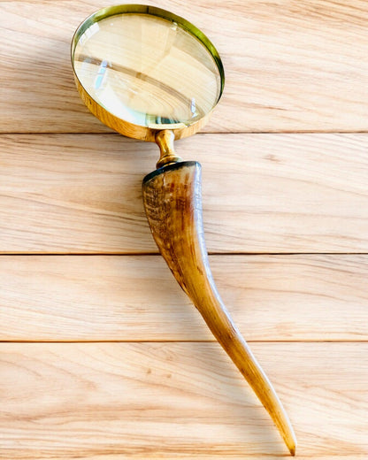 Stor Retro Förstoringsglas, möjlighet till personlig gravyr som present - valbara varianter