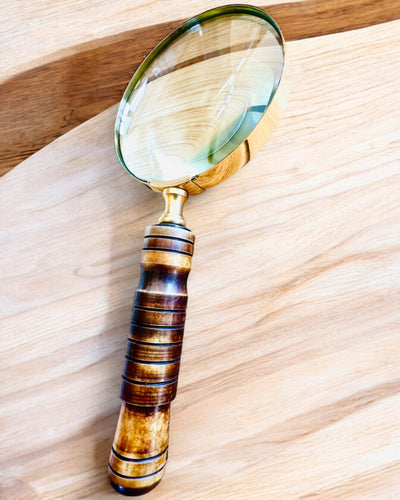 Stor Retro Förstoringsglas, möjlighet till personlig gravyr som present - valbara varianter