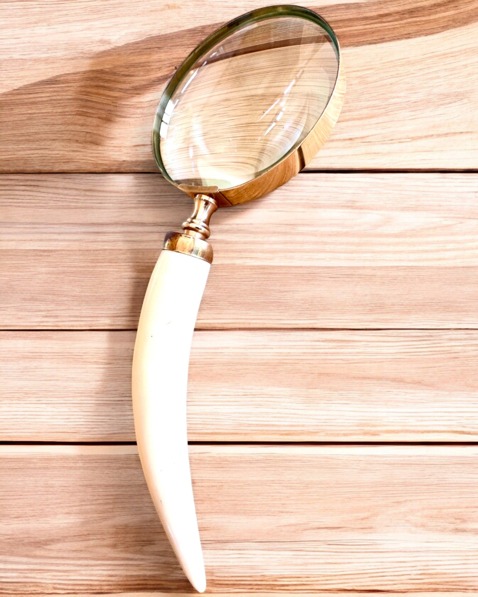 Stor Retro Förstoringsglas, möjlighet till personlig gravyr som present - valbara varianter