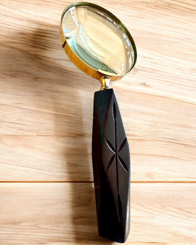 Stor Retro Förstoringsglas, möjlighet till personlig gravyr som present - valbara varianter