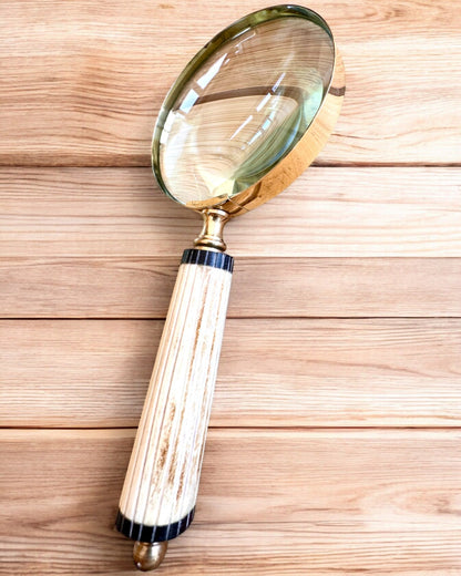 Stor Retro Förstoringsglas, möjlighet till personlig gravyr som present - valbara varianter