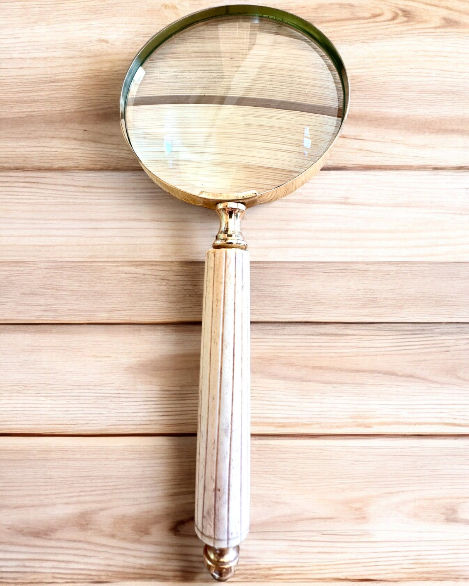 Stor Retro Förstoringsglas, möjlighet till personlig gravyr som present - valbara varianter