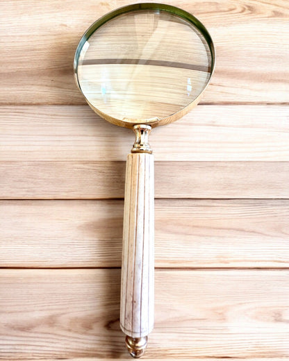 Stor Retro Förstoringsglas, möjlighet till personlig gravyr som present - valbara varianter