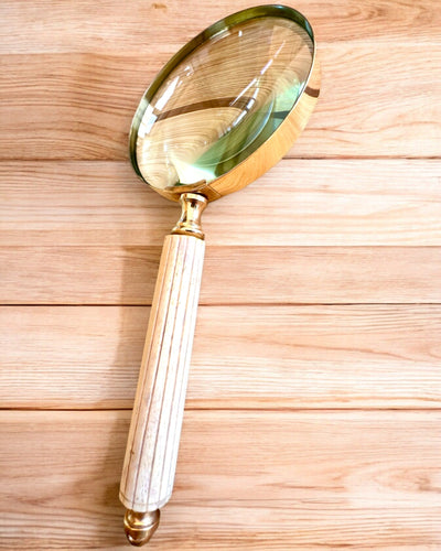 Stor Retro Förstoringsglas, möjlighet till personlig gravyr som present - valbara varianter