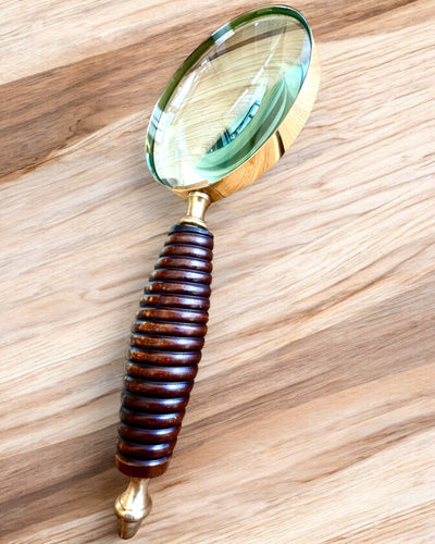 Stor Retro Förstoringsglas, möjlighet till personlig gravyr som present - valbara varianter