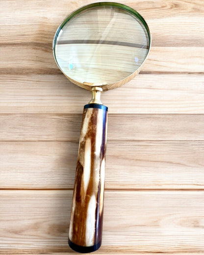 Stor Retro Förstoringsglas, möjlighet till personlig gravyr som present - valbara varianter