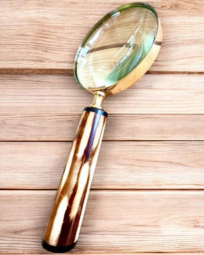 Stor Retro Förstoringsglas, möjlighet till personlig gravyr som present - valbara varianter