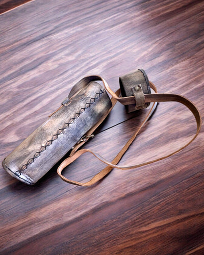 Premiumkikare "Voyager" med graverad kikare och fodral av äkta läder, möjlighet till personlig gravyr som present