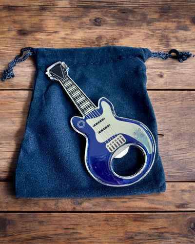 Flasköppnare Gitarr Rock'n'Open, 2 varianter, personalisering med gravyr som present