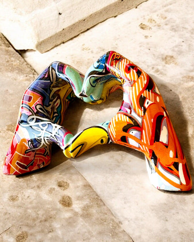 Dekorativ figur Färggrepp Dekorativt Handtag ArtBrace - möjlighet till gravyranpassning, som present