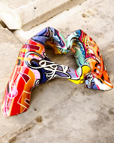 Dekorativ figur Färggrepp Dekorativt Handtag ArtBrace - möjlighet till gravyranpassning, som present