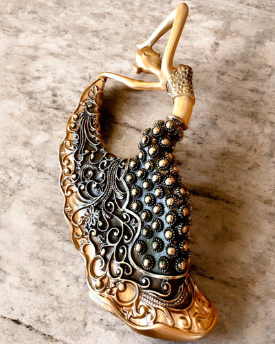 Elegant skulptur "Tancerka Złotego Blasku", 29 cm hög, med möjlighet till gravyr som present