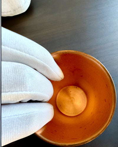 Kopparset Mandala – Flaska 1L + 2 Muggar i Fodral, möjlighet till personlig gravyr som present