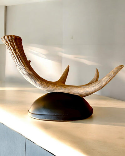 Hornformad Vinställ "Jeleń" med Graveringsalternativ som present