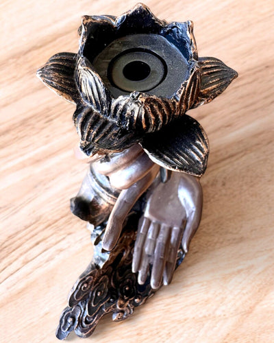 Mystisk Hand, Rökelsehållare, rökelsehållare med Flöde, möjlighet till personlig gravyr som present