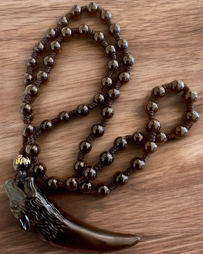 Wilczy Ząb Jadeitowy - Amulett av Styrka och Skydd, möjlighet till personlig gravyr som present